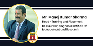 Dr. Gaur Hari Singhania Institute Of Management and Research, Head- Training and Placement: Mr. Manoj Kumar Sharma Interview